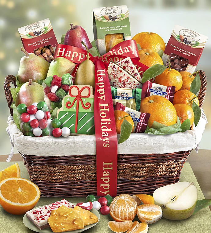 Holiday Gathering Fruit & Sweets Basket