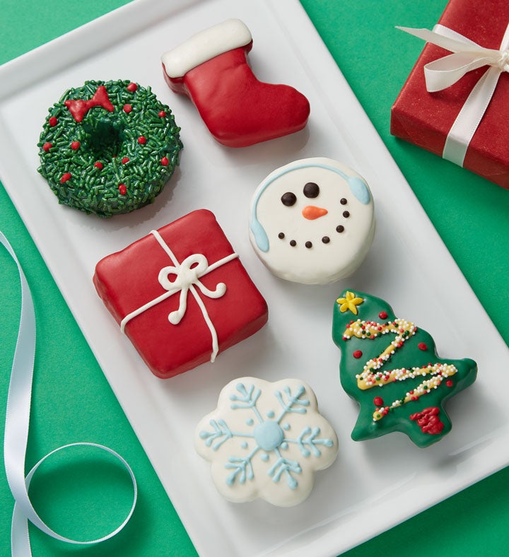 Christmas Sweets Mini Brownie Cakes