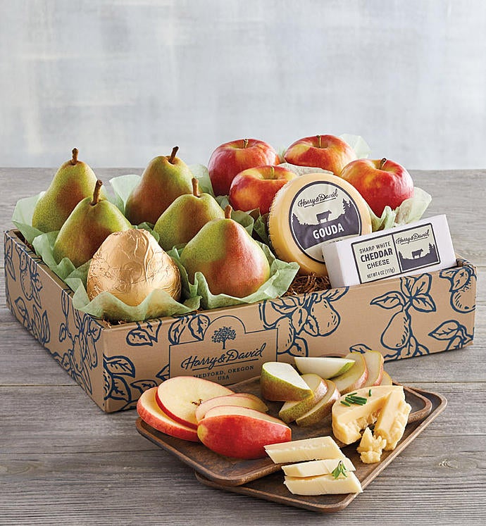 Harry & David® Pears, Apples & Cheese Gift