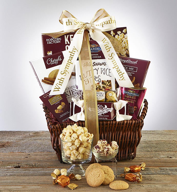 In Sympathy & Support Gift Basket