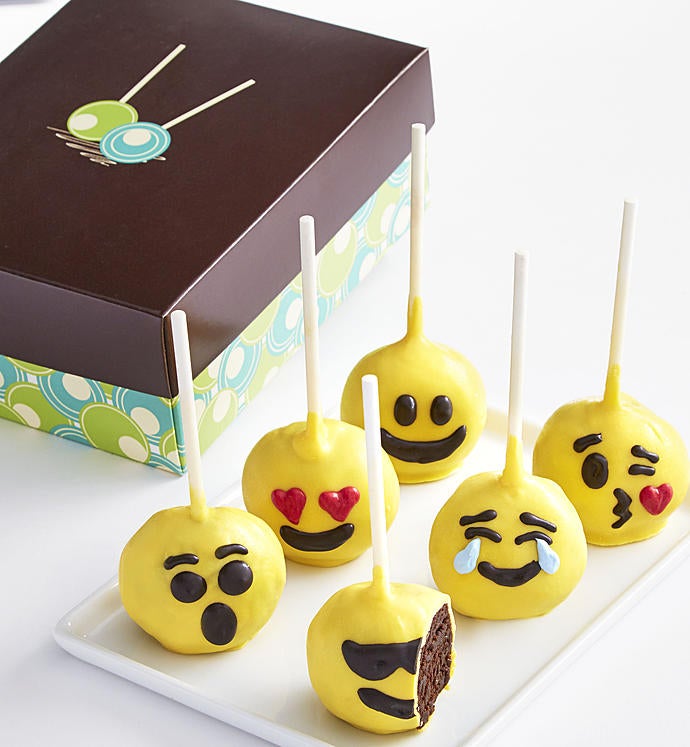 Emoticon Truffle Cake Pops