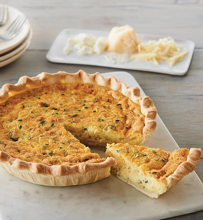Harry & David® Triple Cheese and Onion Quiche