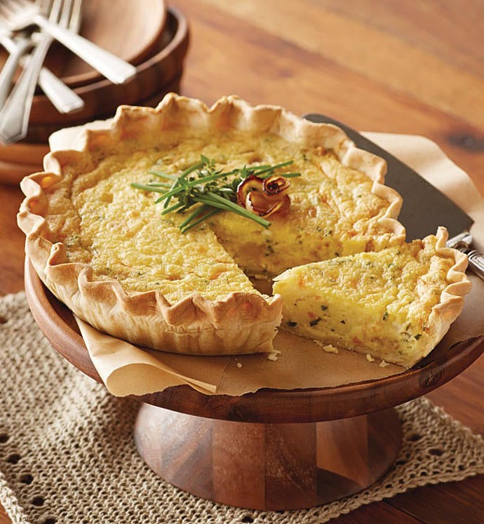 Harry & David® Triple Cheese and Onion Quiche
