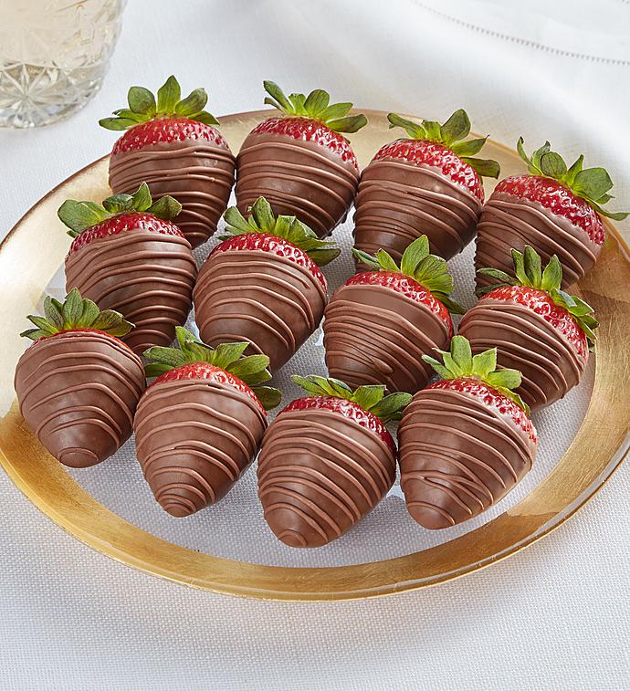 Decadent Milk Chocolate Strawberries