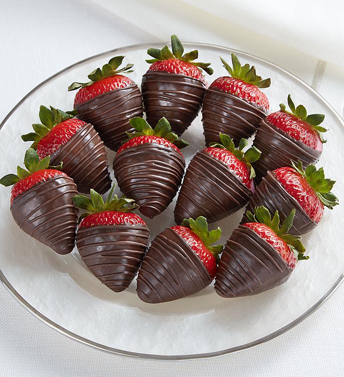 Decadent Dark Chocolate Strawberries