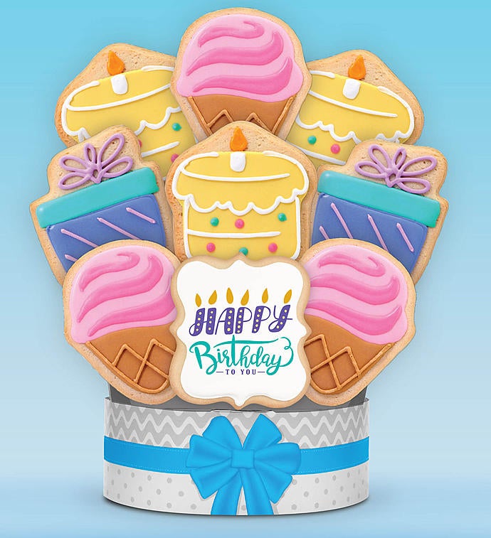 Birthday Celebration Cookie Arrangement