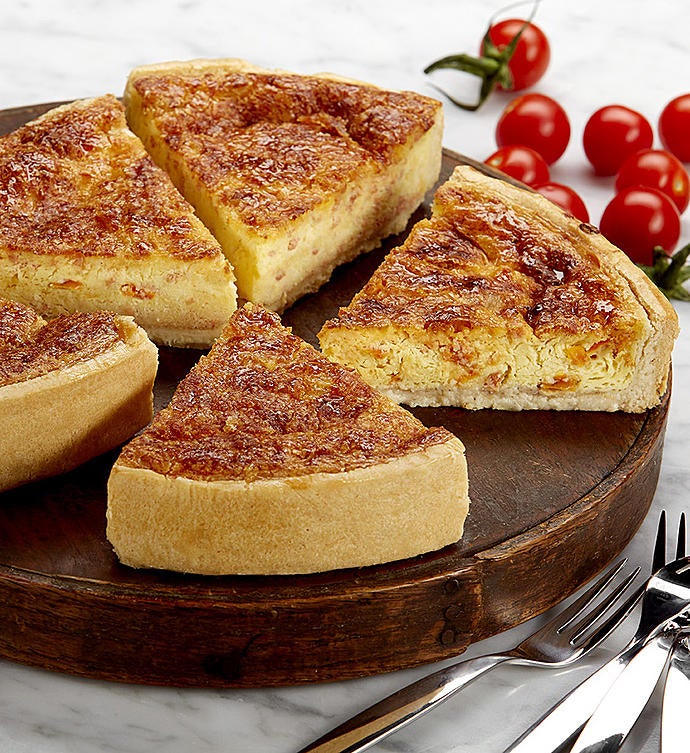 Bacon Flavored Tomato Quiche
