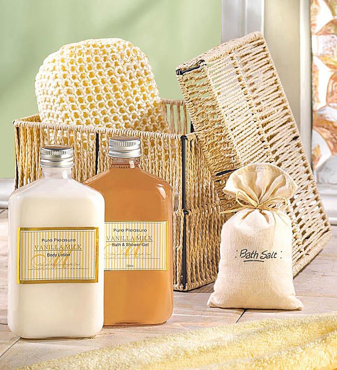 Vanilla Milk Bath & Body Gift Set