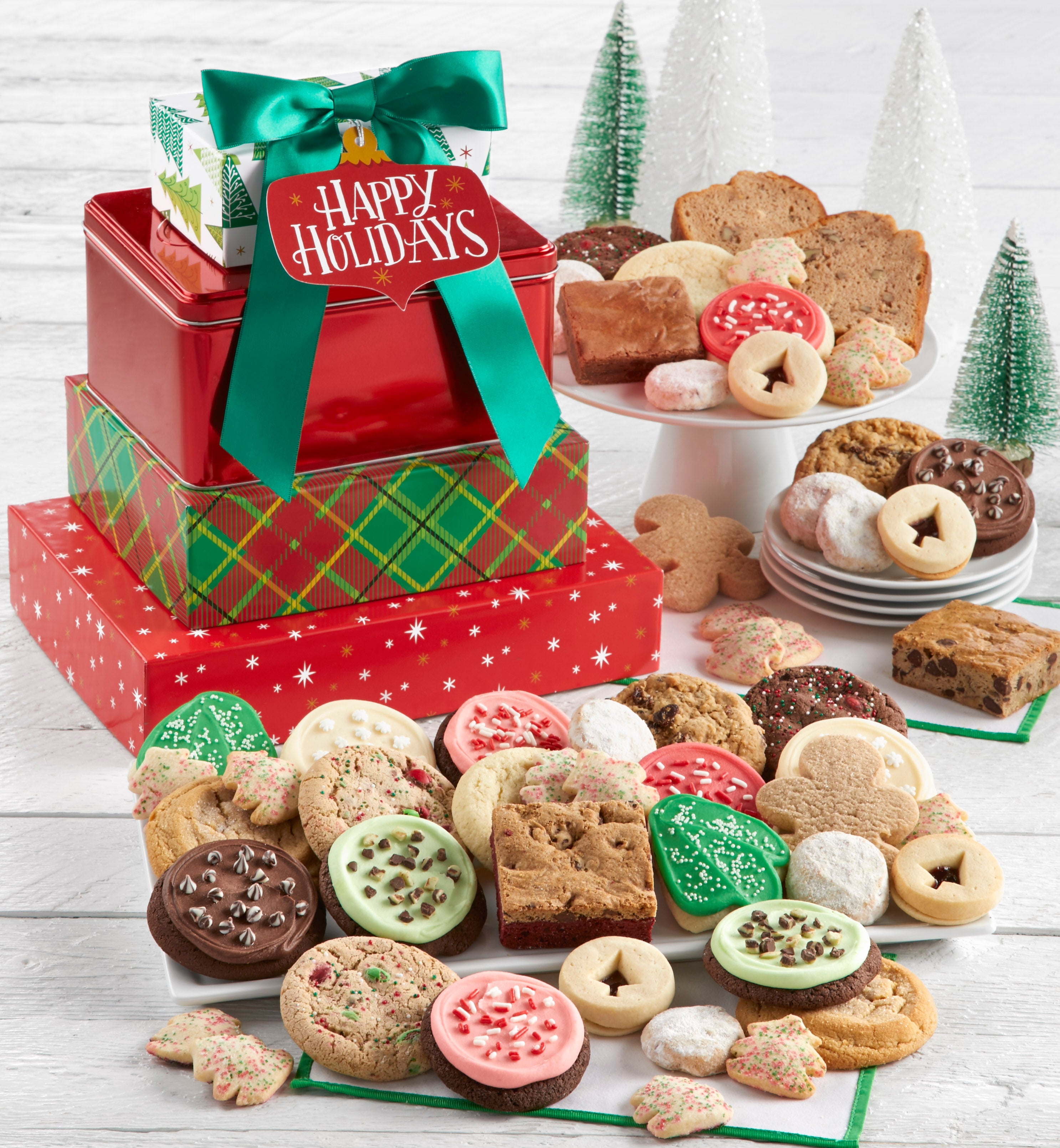 Cheryl's Happy Holidays Traditional Tower