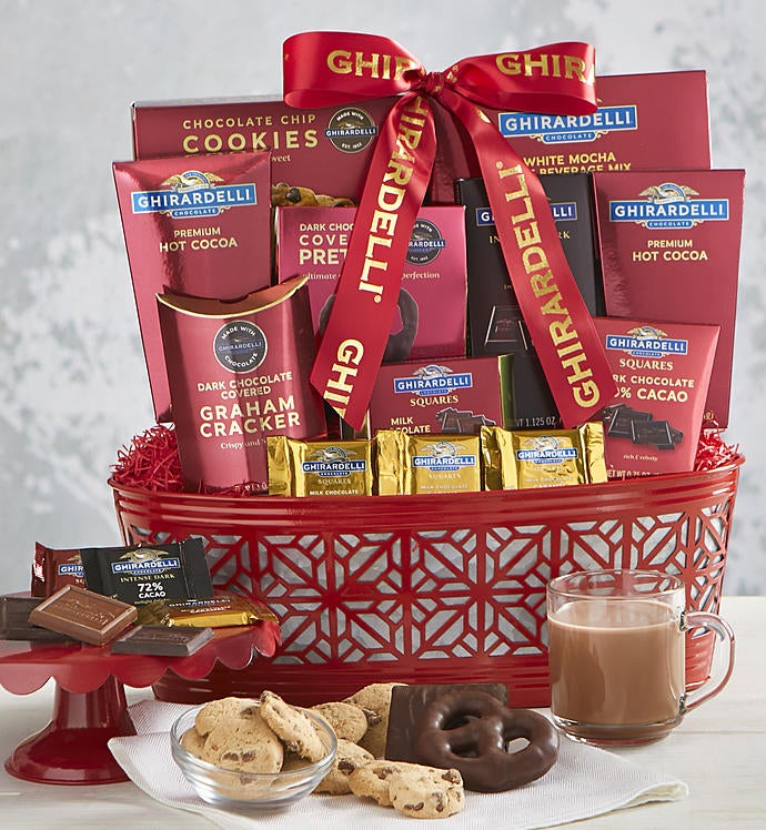 Classic Ghirardelli Gift Basket 