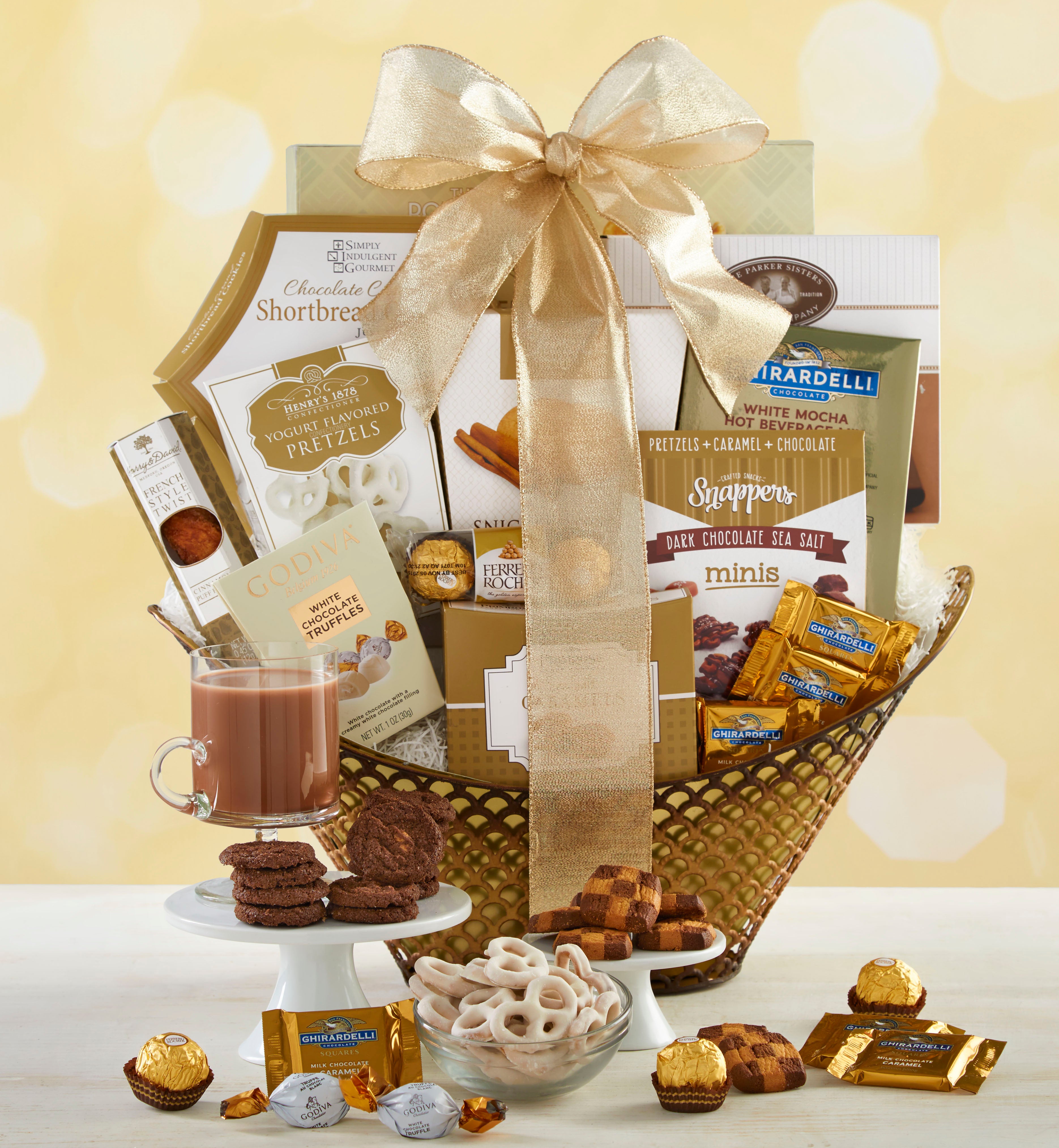 Gilded Splendor Gift Basket