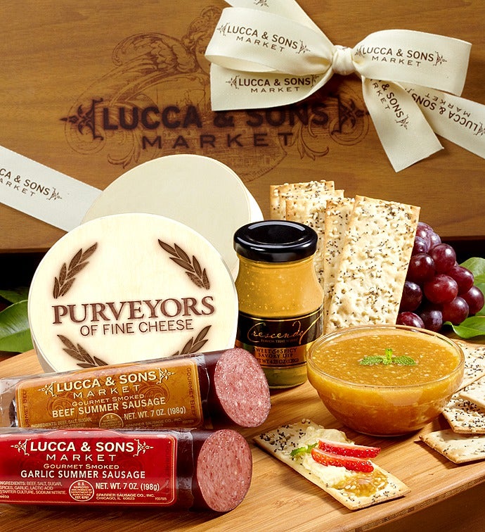 Lucca & Sons™ Sausage & Cheese Gift Box